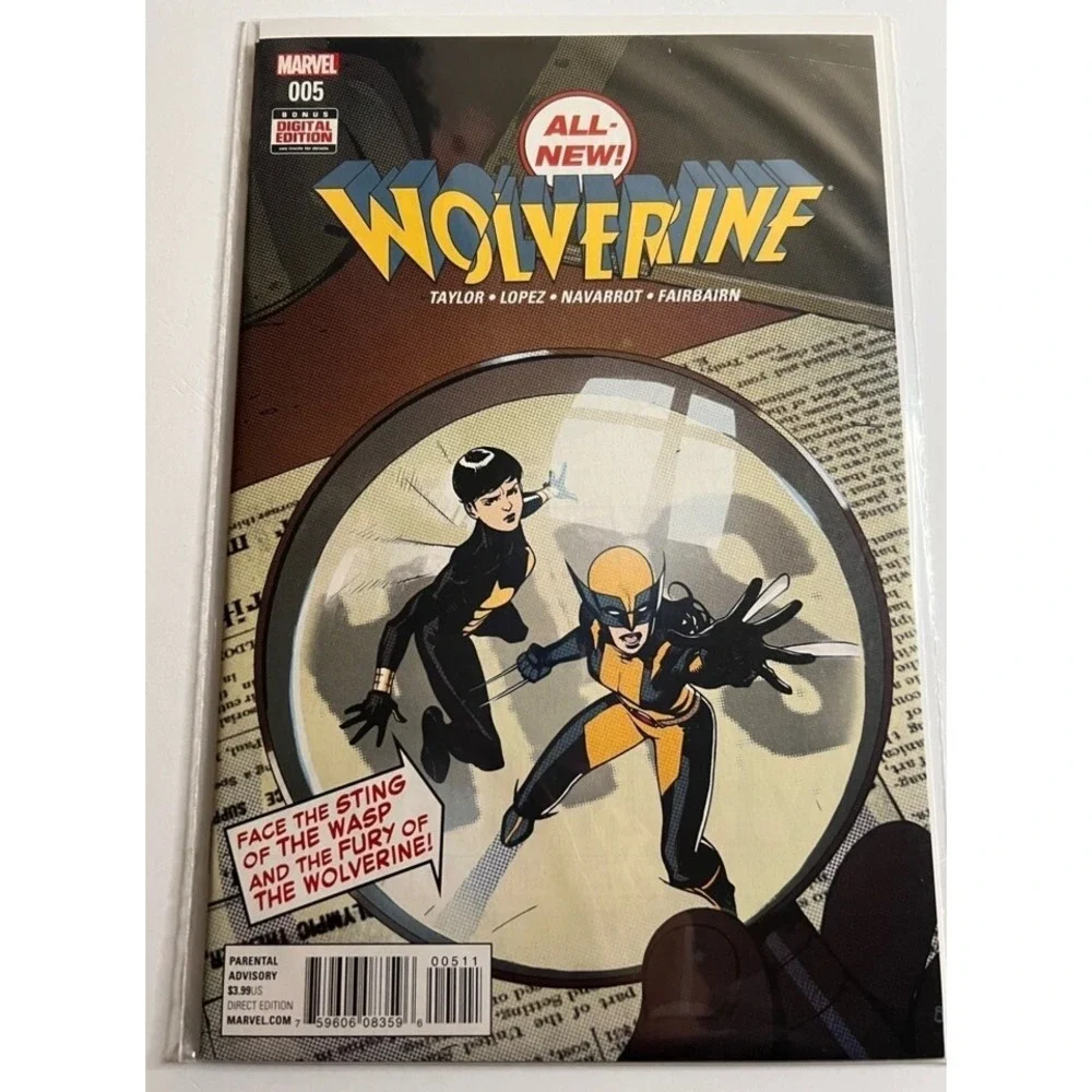 All New Wolverine #5A Bengal 2016 Marvel Comics